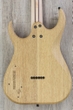 Skervesen Raptor 6 Electric Guitar, White Korina Body, Curly Maple Top, Hiscox Hard Case - Natural