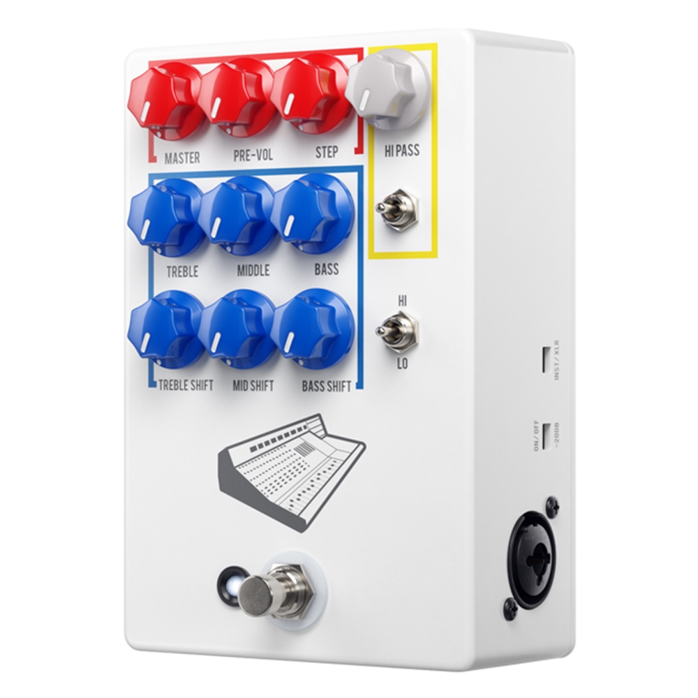 Sortie Tweede leerjaar details JHS Pedals Colour Box V2 Preamp EQ Distortion Overdrive Guitar Effects Pedal