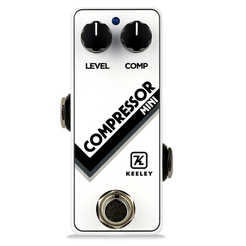 Keeley Electronics Compressor Mini Guitar Effects Pedal, Arctic White