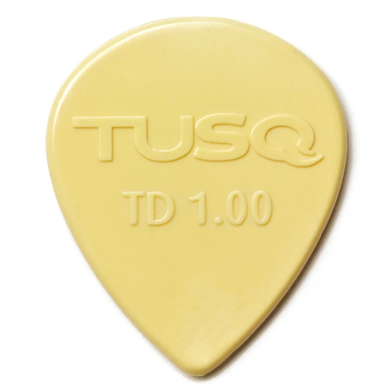 Graph Tech Tusq Tear Drop Guitar or Bass Picks 6 Pack, Warm Tone, 1mm