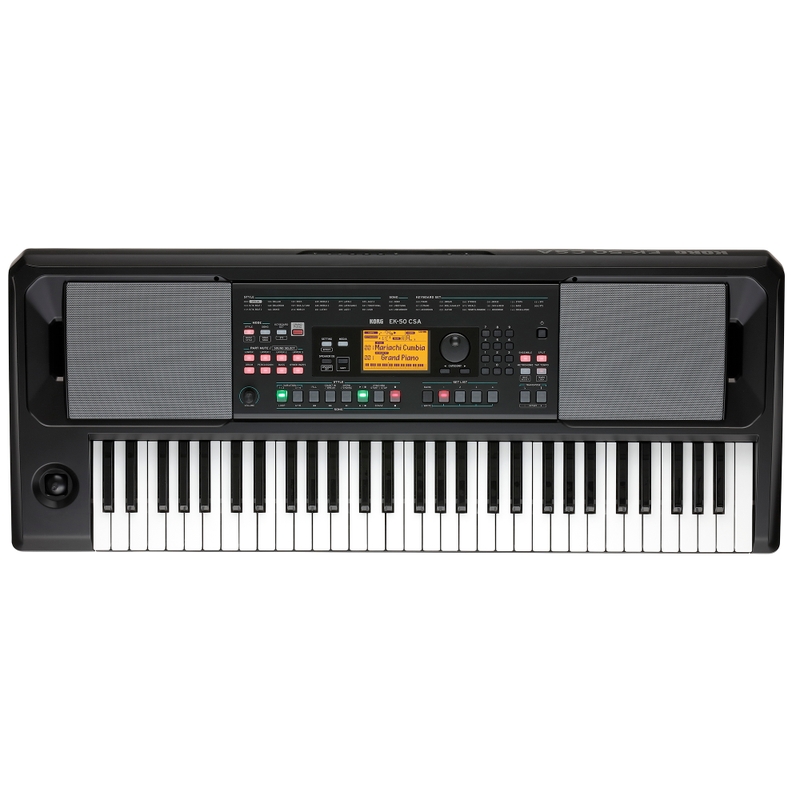 Korg EK-50 CSA 61-Key Entertainer Latin Styles Arranger Keyboard, Black