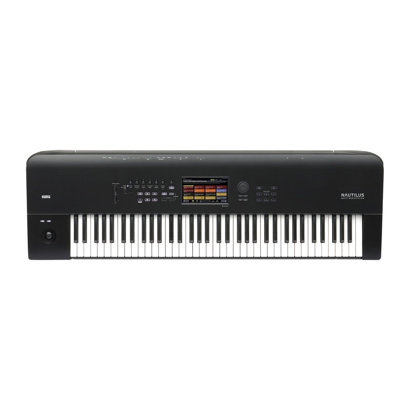 Korg NAUTILUS 73 73-Key Digital Performance Workstation Keyboard, Black