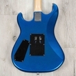 Kramer Baretta Custom "Hot Rod" Guitar, Maple Fretboard, Blue Sparkle & Flames