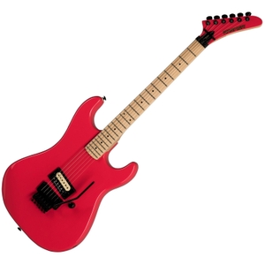 kramer baretta vintage guitar maple neck and fretboard floyd rose ruby red