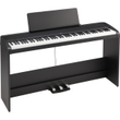 Korg B2SP 88-Key Digital Home Piano w/ Furniture Stand and Triple Pedal, Black