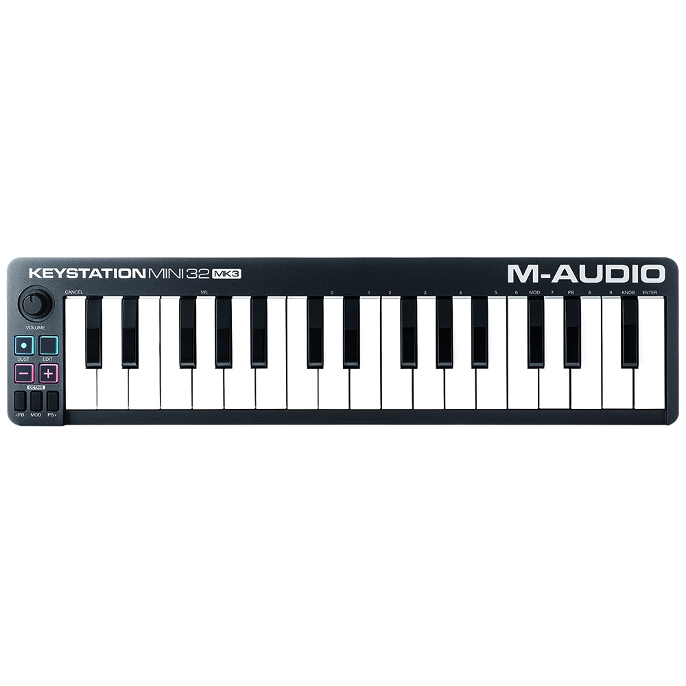 M Audio Keystation Mini 32 Mk3 32 Key Midi Usb Keyboard Controller W Pro Tools First