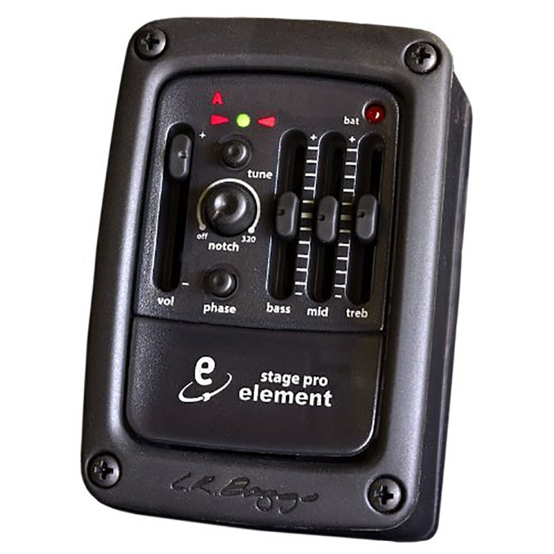 LR Baggs Stagepro Element Preamp/EQ with Chromatic Tuner
