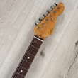 LsL Instruments Saticoy 22 HSS Guitar, Rosewood Fretboard, Aged 3-Tone Sunburst Sparkle