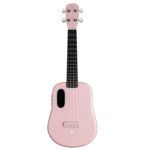 lava music u 23 electric acoustic uke ukulele w freeboost preamp system pink lvm u l2 spk23