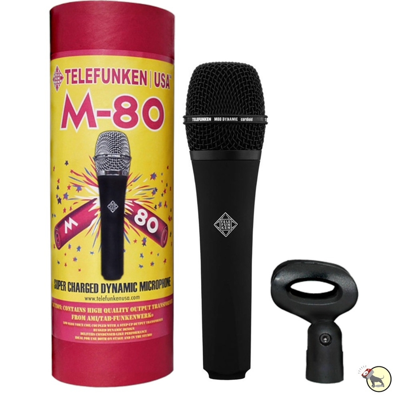 Telefunken M80 Dynamic Microphone (Black)