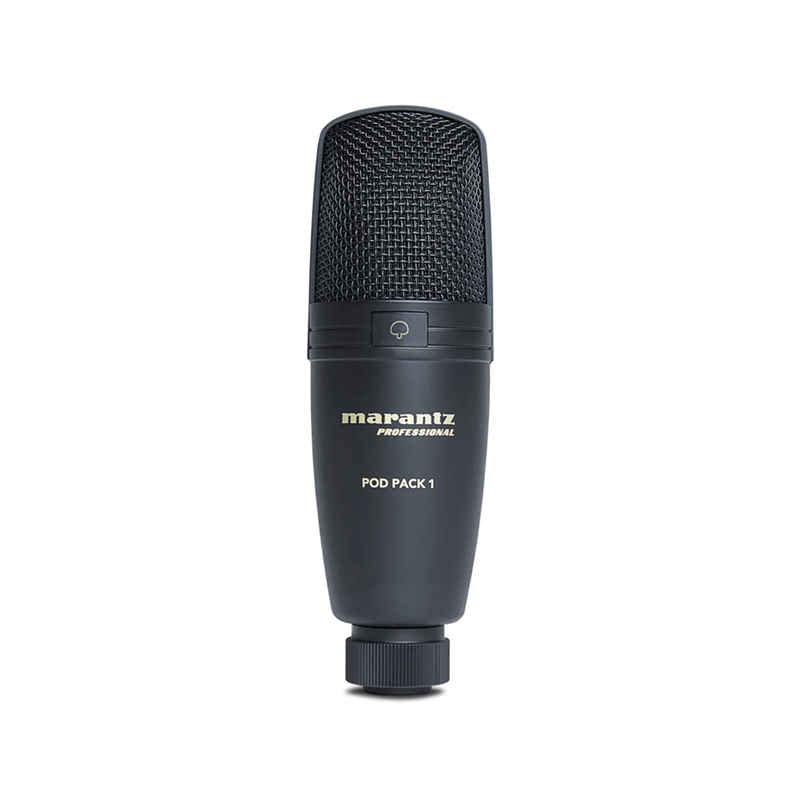 Marantz Pod Pack 1 USB Condenser Studio Microphone with Broadcast Stand and Cable