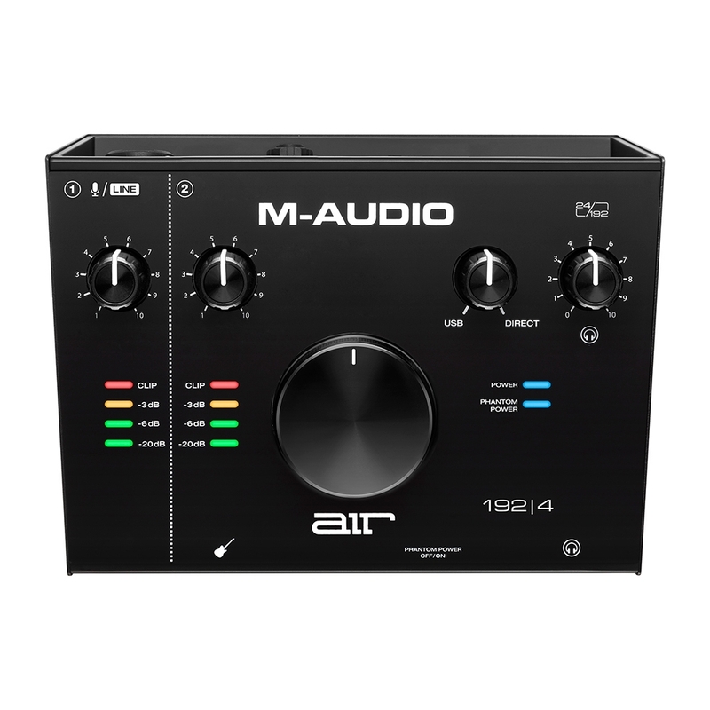 M-Audio AIR 192|4 192 4 2-In/2-Out 24/192 USB Audio Recording Studio Interface - Open Box