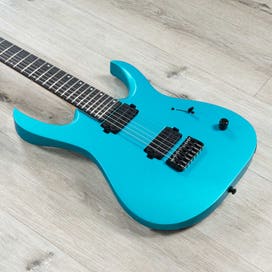 mayones duvell dt 7 b26 5 baritone 7 string guitar blackheart fingerboard monolith light blue metall