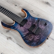Mayones Duvell Elite 7 Guitar, 7-String, Ebony Fretboard, Dirty Purple Blue Burst
