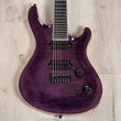 Mayones Regius Core Classic 7 7-String Guitar, 3A Flame Maple Top, Trans Dirty Purple Gloss