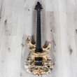 Mayones Duvell Elite 6 Electric Guitar, Ebony Fretboard, Transparent Graphite Satin