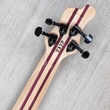 Mayones Cali 4 Short Scale Bass, Birdseye Maple Fretboard, Custom Trans Lavender Matt