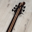 Mayones Viking 6 6-String Bass, Ebony Fingerboard, Transparent Dirty Ash Fade Up Blue Matt