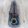 Mayones Duvell Elite Pro 7 7-String Guitar, Ebony Fretboard, Trans Black to Blue Burst