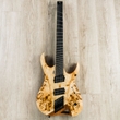 Mayones Hydra Elite 6 VF Multi-Scale Headless Guitar, Natural, Eye Poplar Top, Bare Knuckle Pickups