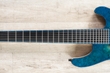 Mayones Regius 7 Guitar, Supernova Blue, Burl Maple Top, Bare Knuckle Pickups