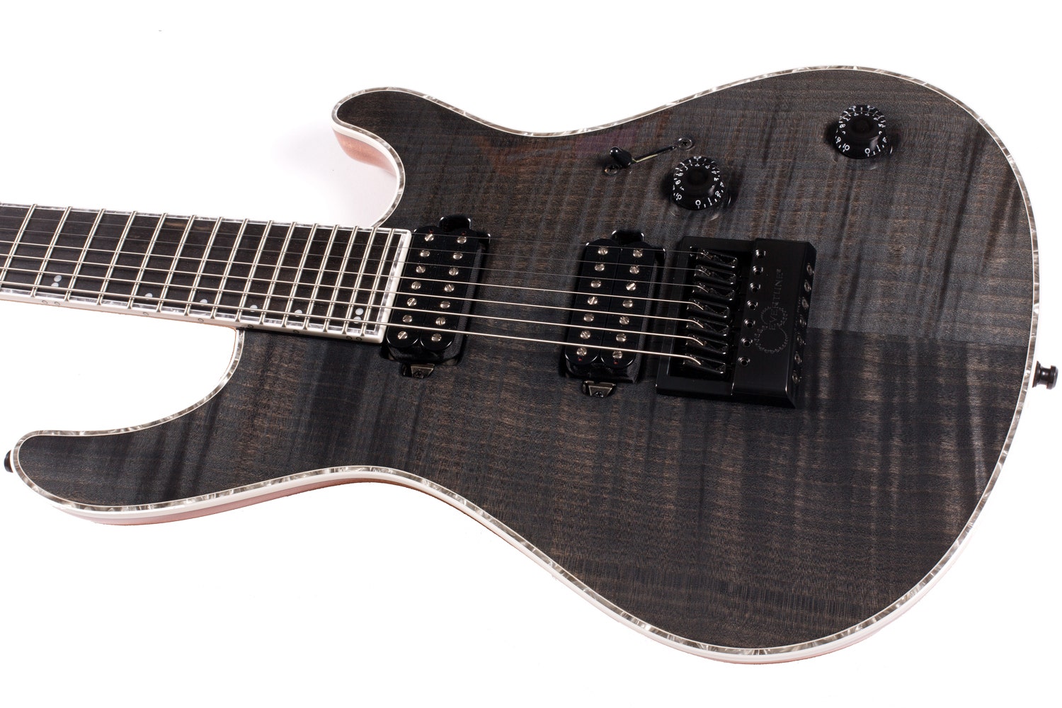Mayones Regius 7 4EVER 7 String Electric Guitar Transparent
