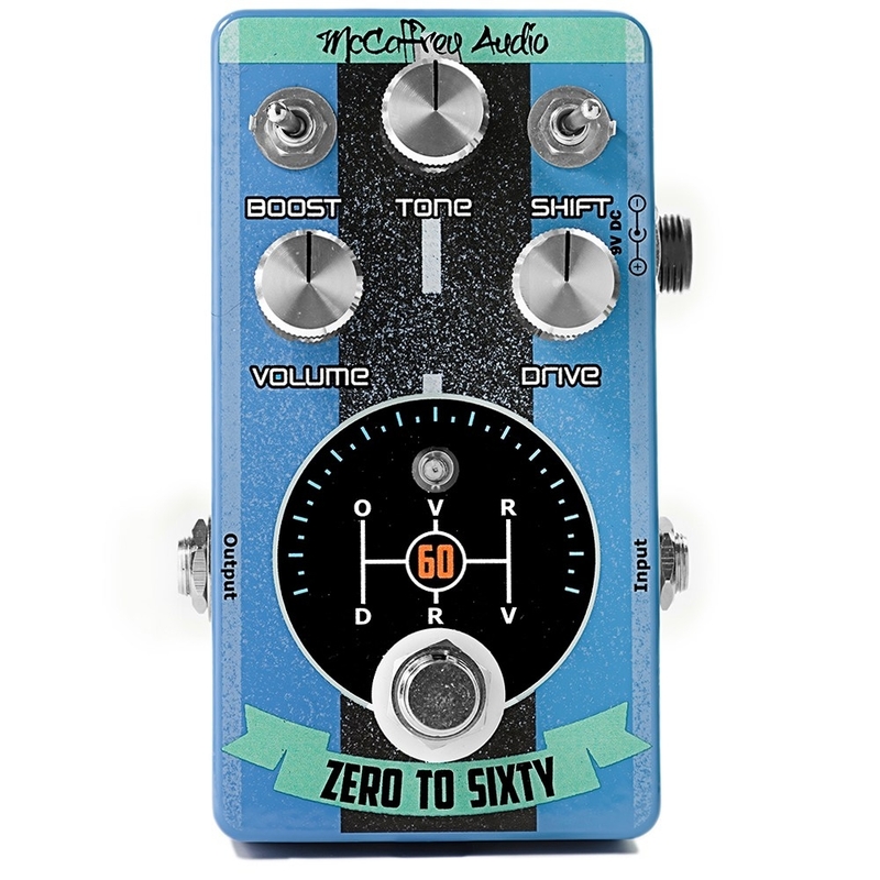 McCaffrey Audio Zero to Sixty Drive Overdrive Guitar Effects Pedal