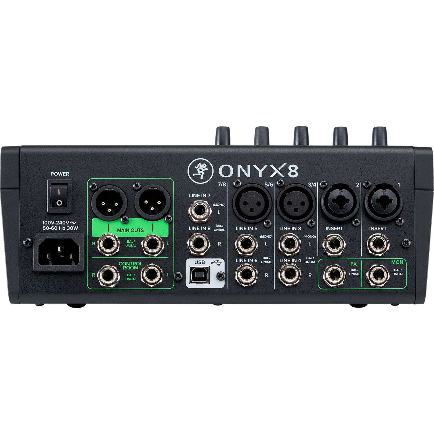 8-Channel Analog Mixer and USB Recording Interface