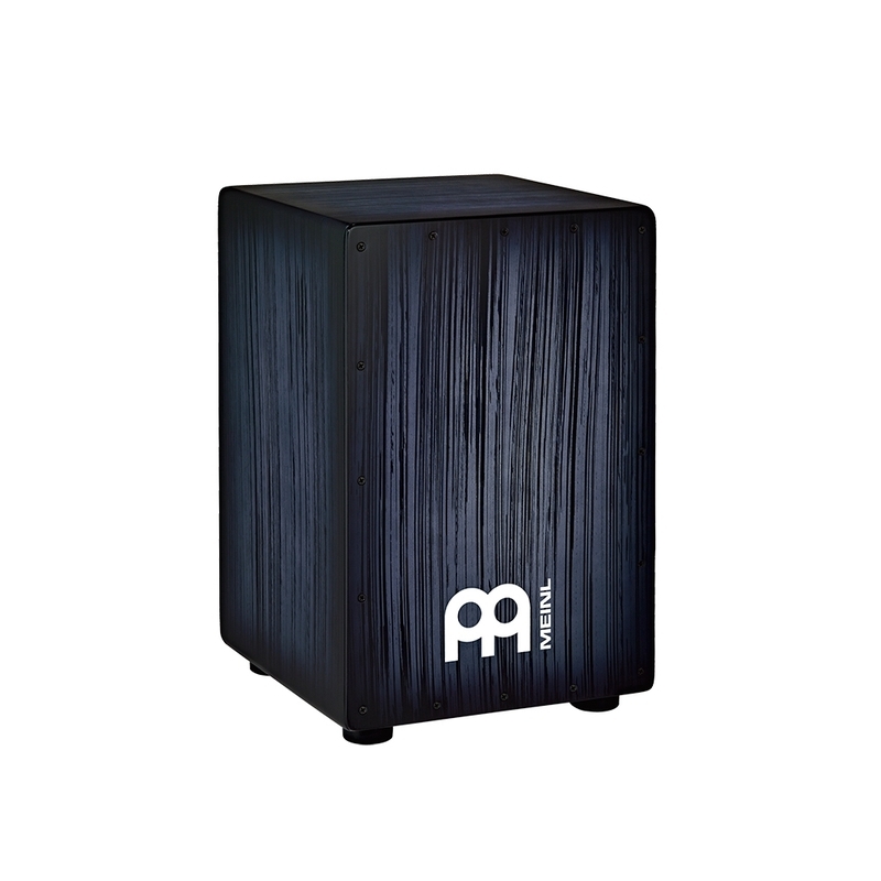 Meinl HCAJ2ATS Headliner Designer Series String Cajon, Tiger Striped Azul - Open Box
