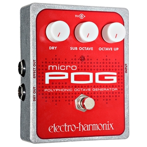 electro harmonix micro pog polyphonic octave generator guitar effects pedal