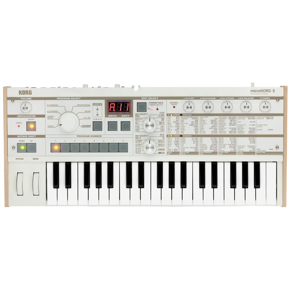 Korg microKORG-S 37-Key Analog Modeling Synth/Vocoder with Built