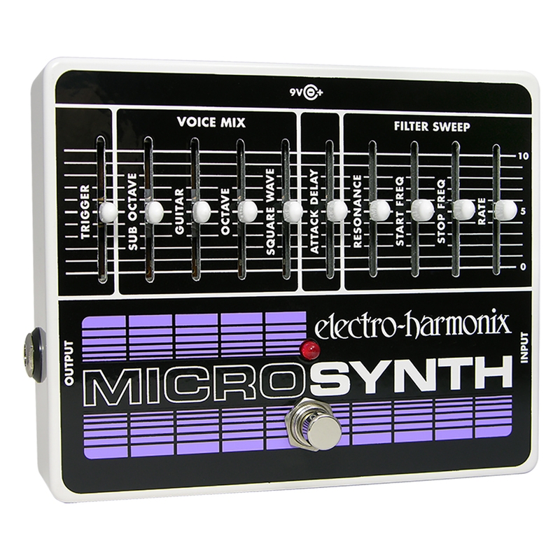 Electro-Harmonix MicroSynth Guitar Effects Micro Synthesizer Pedal