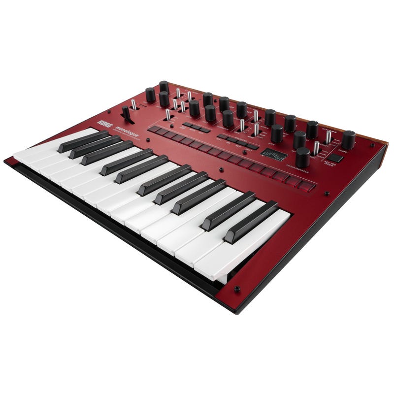 Korg monologue Monophonic Analog Synthesizer Red