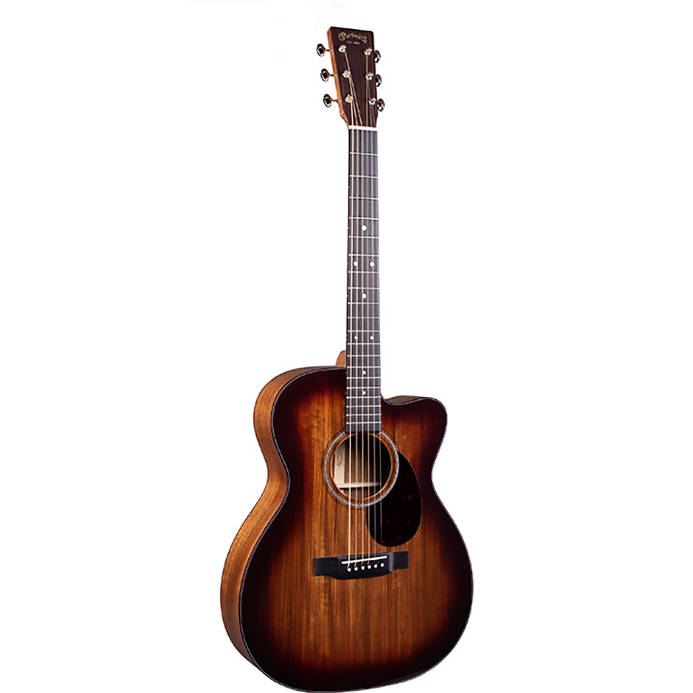 Martin Omc 16e Burst Acoustic Ele Guitar All Ovangkol Body Mahogany Burst Finish