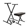 On-Stage KPK6520 Keyboard Stand/Bench Pack with Sustain Pedal