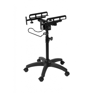 on stage stands mix 400 v2 mobile equipment stand w locking caster rolling base