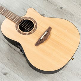 ovation usa pro series legend 1767 4s g electric acoustic guitar solid spruce natural satin