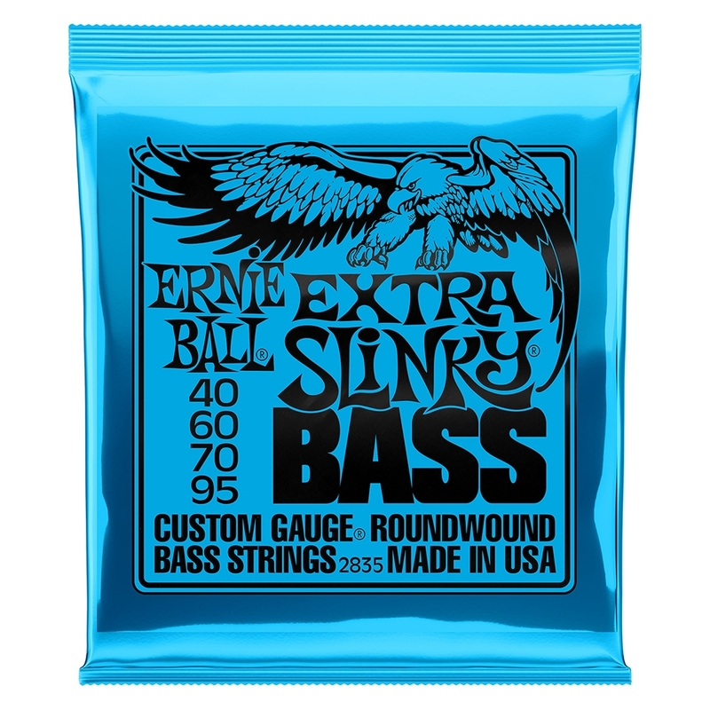 2-Pack Ernie Ball 2835 Extra Slinky Electric Bass Strings (40-95)