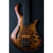 Mayones Patriot5 MR Muarizio Rolli 5-String Fretless Bass Guitar in Antique Brown Antique Oil Finish with Hard Case