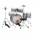 Pearl RS465C/708 5-Piece Junior Drum Set / Kit w/ Hardware & Cymbals, Grindstone Sparkle