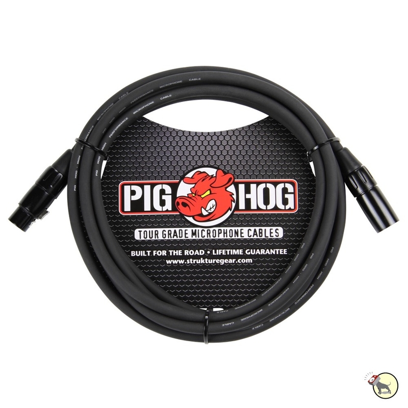 Pig Hog PHM10 8mm Microphone XLR Cable 10ft