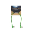 RockBoard Flat MIDI Patch Cable, 12 Inches, Green, Right-Angle to Right-Angle