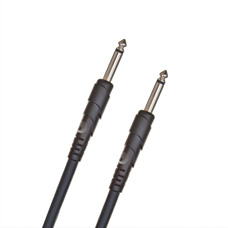 D'Addario Planet Waves PW-CSPK-03 Classic Series Speaker Cable, 1/4" TS Male Straight - 3ft