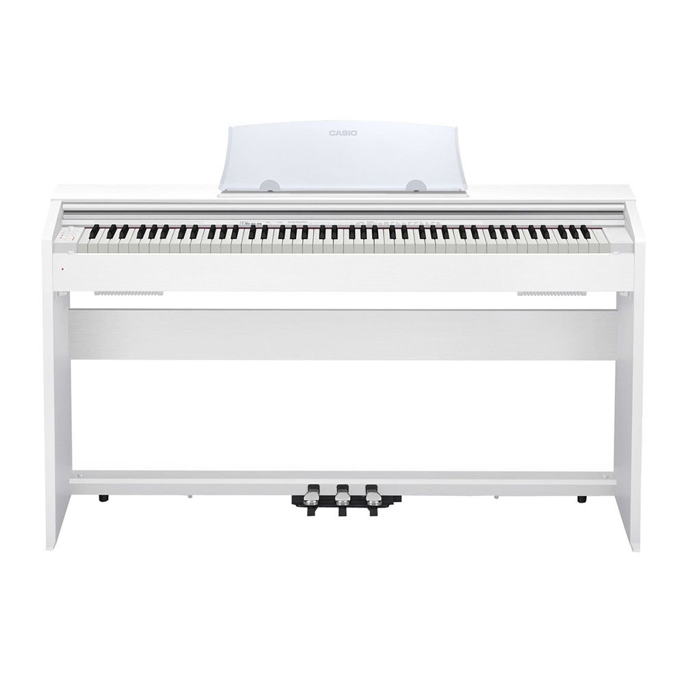 Casio Music Privia PX-770 Digital Piano Keyboard, White (PX-770WE)