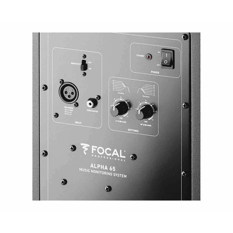Focal Alpha 65 Active 2-Way Near Field Professional Monitoring Loudspeaker - Open Box