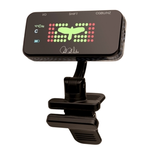 prs paul reed smith chromatic clip on full color rechargeable guitar headstock tuner