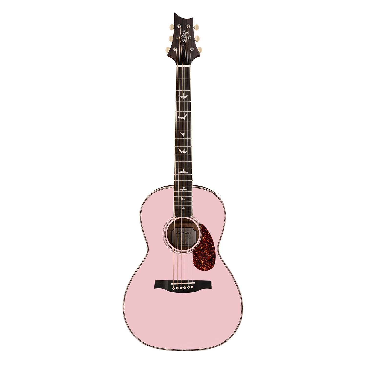 Acoustic electric shop parlor guitar