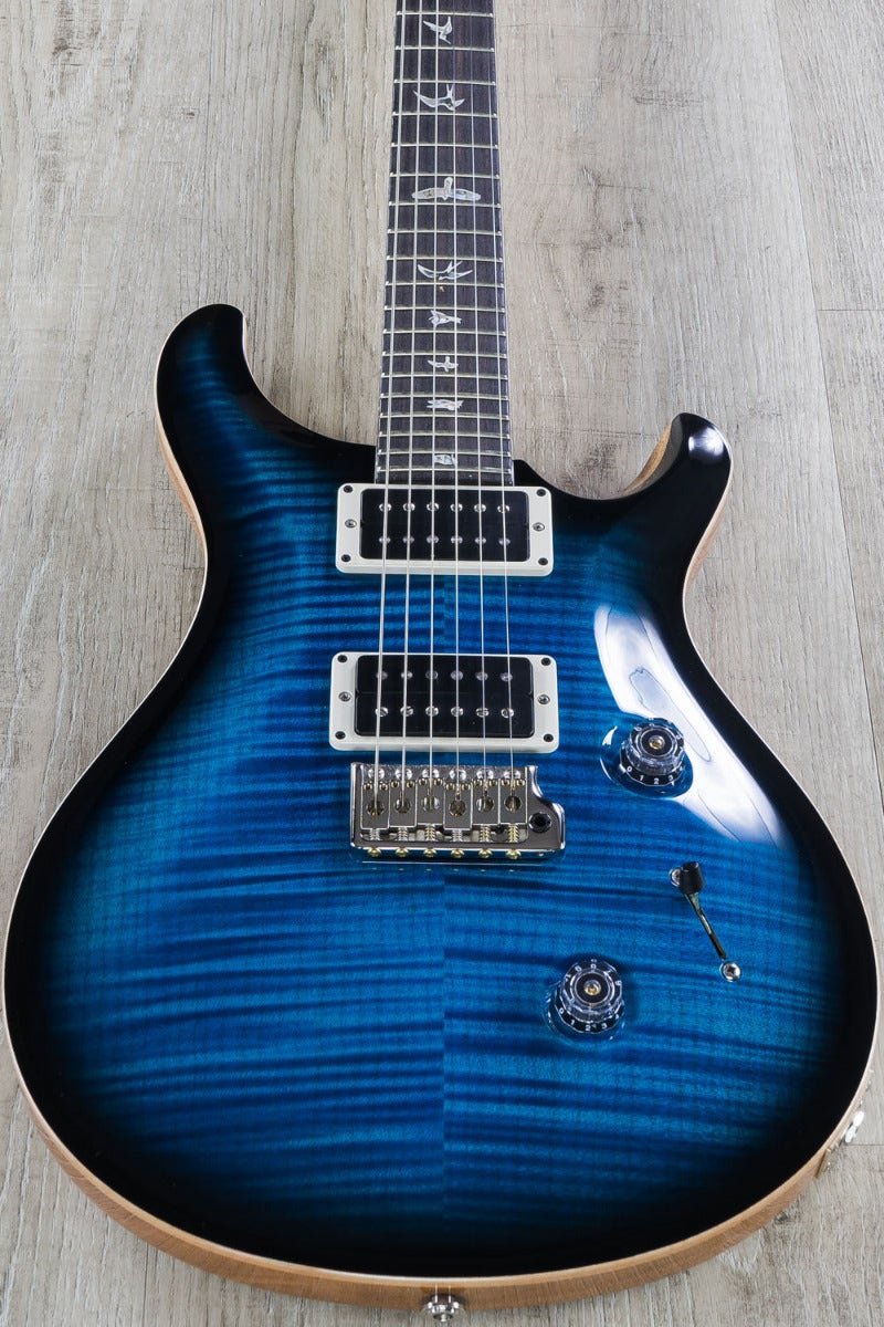 PRS Paul Reed Smith Custom 24 Guitar, Blue Matteo Smokeburst 