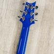 PRS Paul Reed Smith Custom 24 Floyd Rose 10-Top Guitar, Violet Blue Burst, Flame Maple, Ebony, Pattern Thin