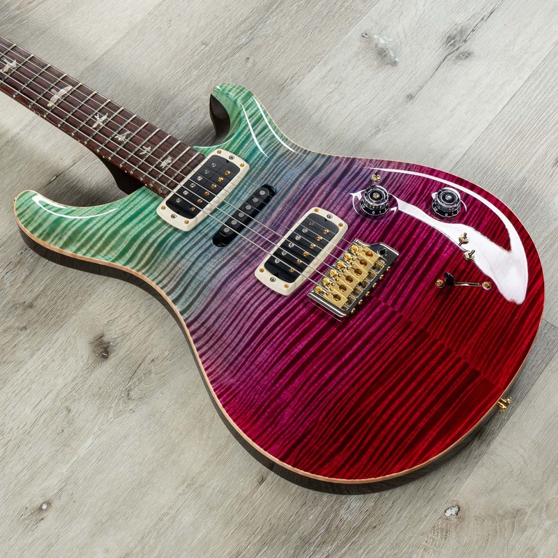 PRS Paul Reed Smith Experience 2020 Modern Eagle V Limited Edition Guitar, Red Green Fade